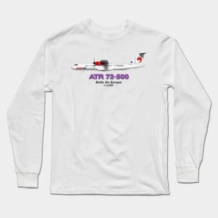 Avions de Transport Régional 72-500 - Belle Air Europe Long Sleeve T-Shirt